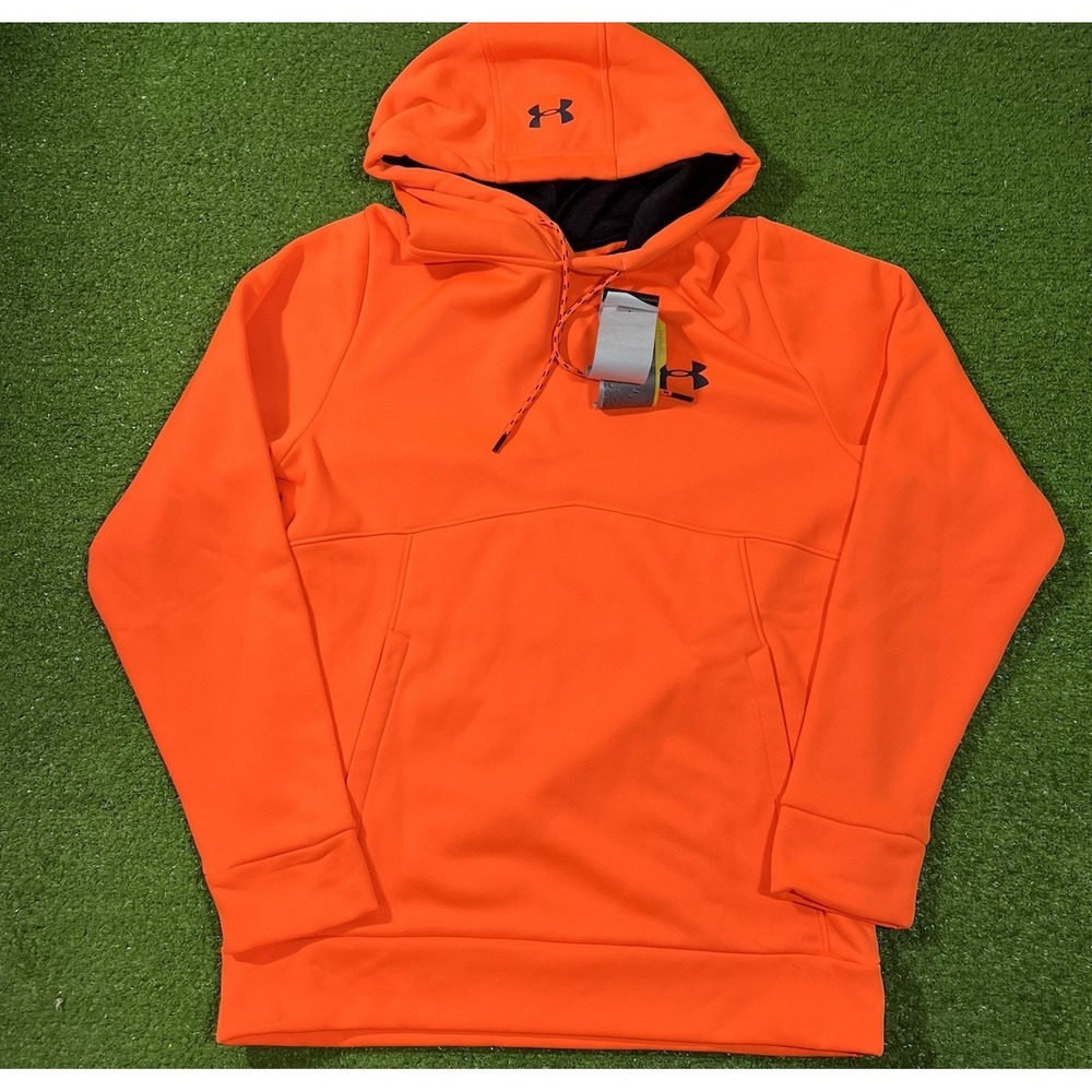 Under Armour Storm Hoodie SM UA High Visibility Blaze Orange Hunting Work Wear